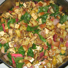 The Best Summer Time Tofu Scramble - Vegan