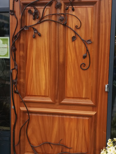 Watershed Wrought Iron Leaf Door