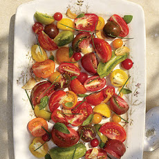 Heirloom Tomato Salad with Garlic Oil