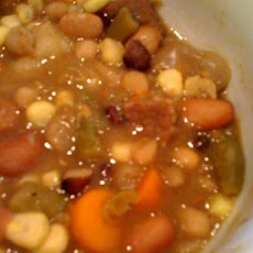 Beef Veggie Bean Soup