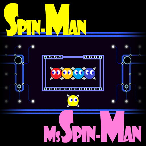 Spin-Man & Ms Spin-Man LOGO-APP點子