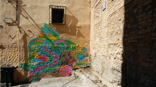 Graffiti on Cuesta De Abraqueros
