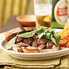Steak Sandwiches with Worcestershire Mayonnaise