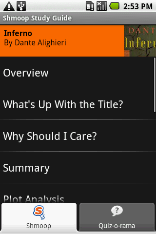 Inferno: Shmoop Guide