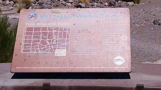 Pittman Wash Trail Map 