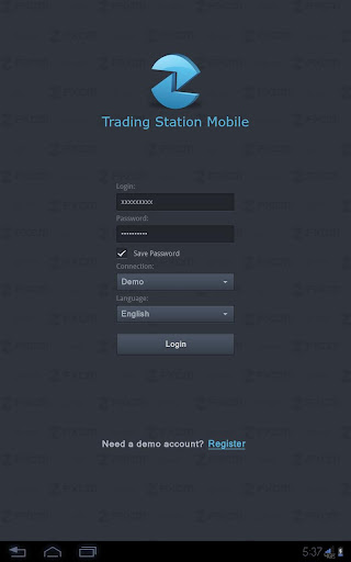 Trading Station Mobile Tablet