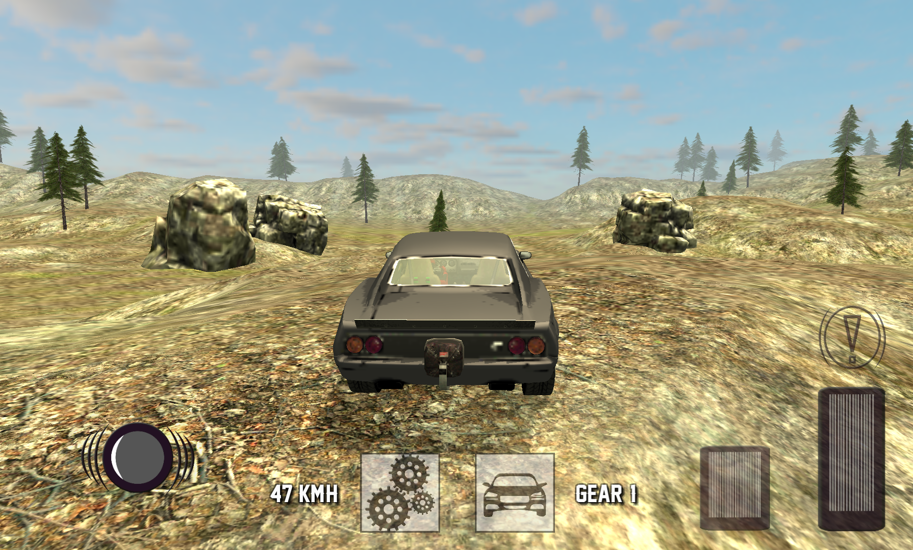 Android application 4x4 Hill Touring Car screenshort