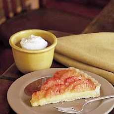 Blood Orange Tart with Orange Caramel Sauce
