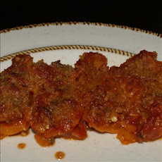 Baked Sweet Red and Yellow Pepper Wedges