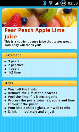 【免費生活App】Healthy Juice Recipes-APP點子