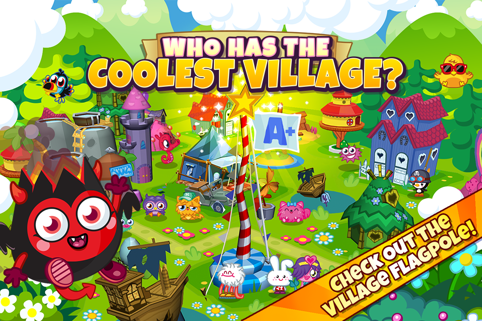 Android application Moshi Monsters Village screenshort