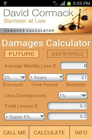 Injury Damages Calculator