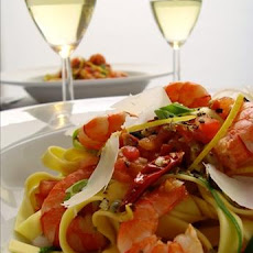 Easy Spicy Shrimp Pasta  - Low Fat