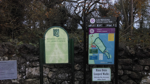 Rindoon Castle / St. John's Wood Informational Sign