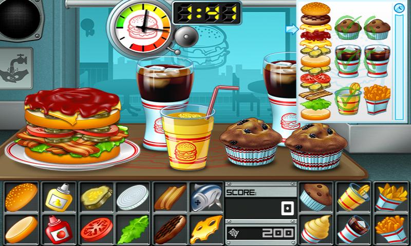 Android application Burger screenshort