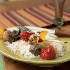 Beef and Vegetable Kebabs