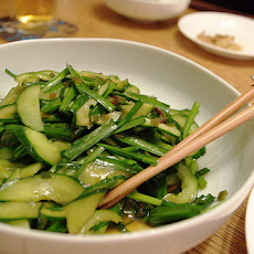 Cucumber, Chive and Goat Cheese Salad