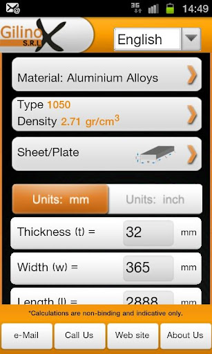 Metal Weight Calculator