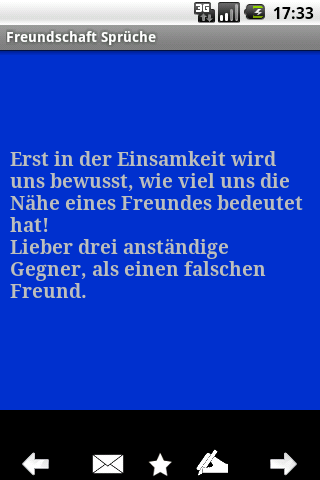 freundschaft-spruche for android screenshot
