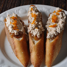Sweet Almond Chhena Crostini