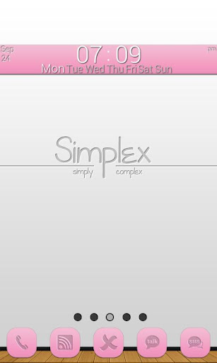 GLX Themes: Simplex Light Pink