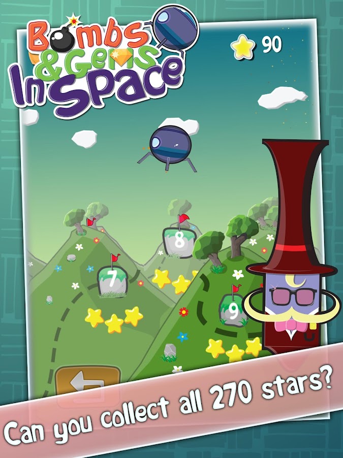    Bombs and Gems in Space- screenshot  