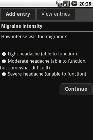migraineDiary