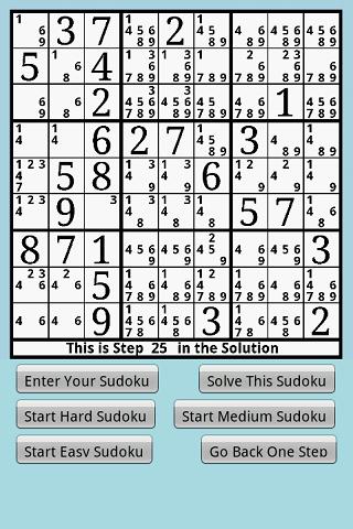 Direct Entry Sudoku