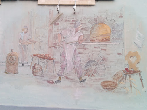 Pizza Baker Painting 