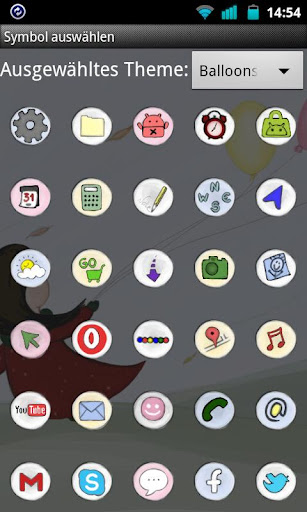 【免費個人化App】Balloons Theme GO Launcher EX-APP點子