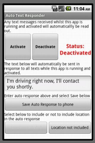 Auto Text Responder Ad Free