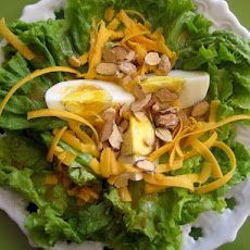 Cheddar Almond Lettuce Salad