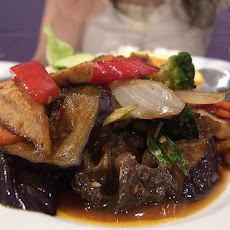Eggplant (Aubergine) -Tofu Stir Fry