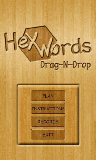 Hex Words: Drag-n-Drop