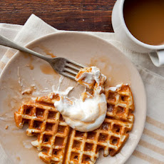 Waffles With Salted Caramel Sauce Recipe