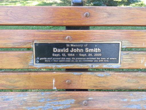 David John Smith Memorial Bench