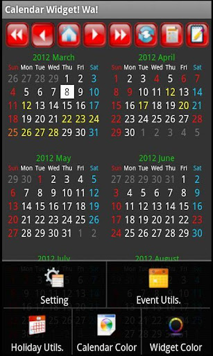 免費下載生產應用APP|Calendar Widget! Wa! app開箱文|APP開箱王