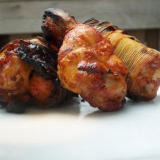 Tomatillo and Chile Wings in Corn Husks