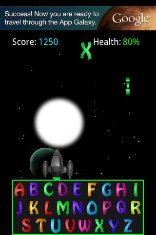 Alphabet Starfighter Free