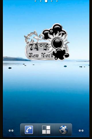 Silver Weather Widget