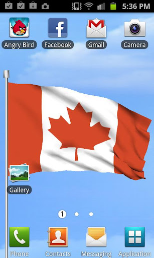 Flag of Canada- Wind Gravity