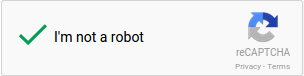 reCAPTCHA checkbox checked after successfully completing a verification challenge