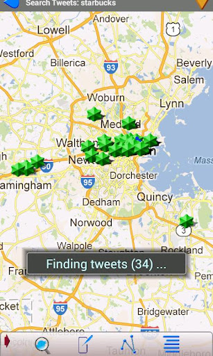 Tweets On A Map Twitter