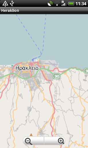 Heraklion Street Map