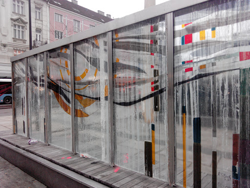 Glaskunst beim Hauptbahnhof