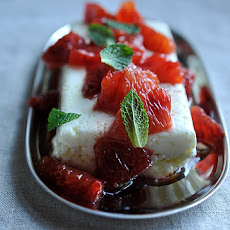 Ricotta, Feta and Mint Layers with Honeyed Blood Oranges
