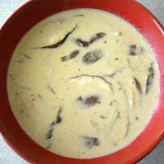 Creamy Mushroom and Swiss Soup
