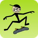 Stickman Skater mobile app icon