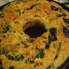 Bread Machine Spinach Feta Twist