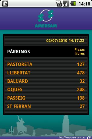 Parking Reus AMERSAM online